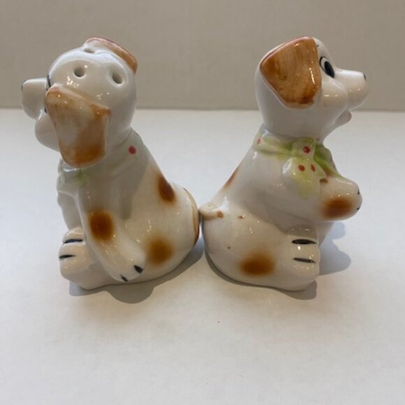 Vintage Cute Dog SAlt and Pepper Shakers. - Picture 6 of 8